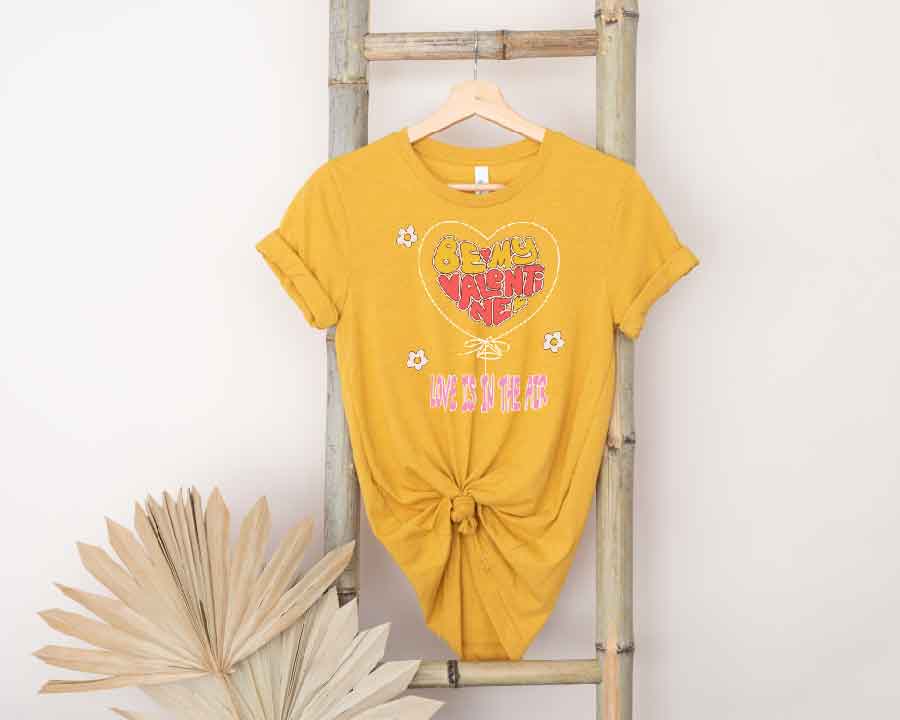 Soar into Love: "Heart Shape Balloon" Valentine's Day Tee! 🎈💖